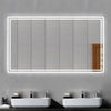 Bluetooth Bathroom Mirror with LED Light 3 Colors Touch Sensor Demister Pad