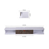 120CM 140CM Floating Wall Mounted TV Cabinet Narrow Floating Shelf TV Unit Stand