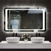 LED Bathroom Mirrors with Led lighted Sensitive Touch Switch