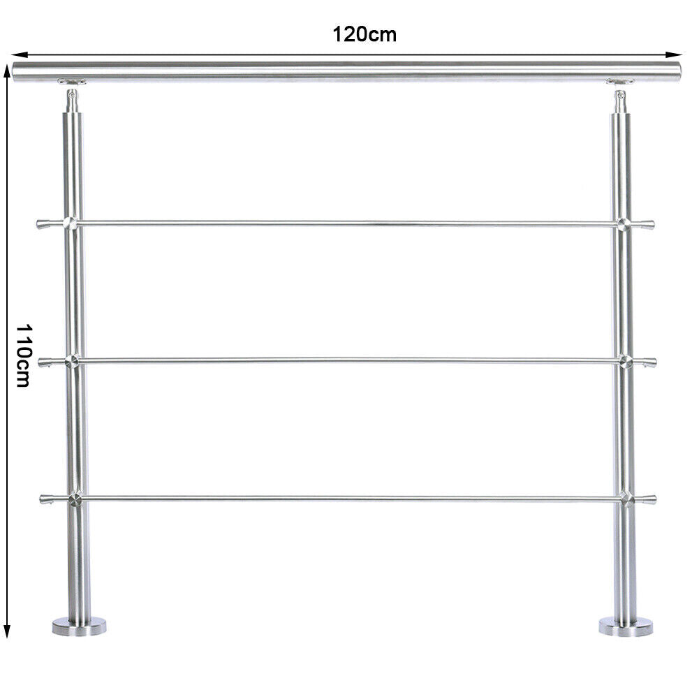 Outdoor Garden Handrail Safety Stair Steps Hand Rail Stainless Steel Balustrade