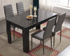 Wooden Dining Table and Chairs 4 / 6 Set Pu Leather Seat Kitchen Room Furniture