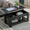 Coffee Table With Storage Lift Top Up Drawer Shelf Wooden Living Room Furniture