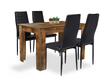 Dining Table and Chairs 4/6 Set Pu Leather Seat Dining Kitchen Room Furniture