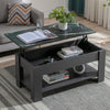 Coffee Table With Storage Lift Top Up Drawer Shelf Wooden Living Room Furniture