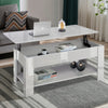 Coffee Table With Storage Lift Top Up Wooden High Gloss Living Room Furniture