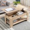 Coffee Table With Storage Lift Top Up Drawer Shelf Wooden Living Room Furniture