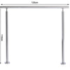 Angle Mobility Handrail Outdoor Rail Safety Grab Rail Garden Step Stair 80-240cm