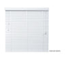 White Venetian Blinds Wooden Taped Slats Window Blinds -120cm Drop Various Width