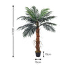 Large Artificial Palm Tree with Pot Realistic Fake Tropical Plant Indoor Outdoor