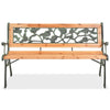 Antique-design Garden Metal Bench Seat Outdoor Decorative Cast Iron Park Chairs