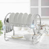 3 Tier Kitchen Dish Drainer Rack Plate Bowl Cutlery Sink Tool Holder D