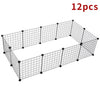 10/12/36 Panel Pet Fence Playpen Puppy Dog Small Animals Enclosure Cage Indoor