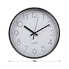 Wall Clock Illuminated / Solid Numerals Silent Retro Chic Decor 12-13inch Clocks