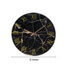 Wall Clock Illuminated / Solid Numerals Silent Retro Chic Decor 12-13inch Clocks