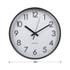 Wall Clock Illuminated / Solid Numerals Silent Retro Chic Decor 12-13inch Clocks