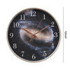 Wall Clock Illuminated / Solid Numerals Silent Retro Chic Decor 12-13inch Clocks