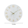 Wall Clock Illuminated / Solid Numerals Silent Retro Chic Decor 12-13inch Clocks