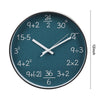 Wall Clock Illuminated / Solid Numerals Silent Retro Chic Decor 12-13inch Clocks