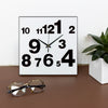 Wall Clock Illuminated / Solid Numerals Silent Retro Chic Decor 12-13inch Clocks
