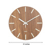 Wall Clock Illuminated / Solid Numerals Silent Retro Chic Decor 12-13inch Clocks