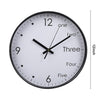 Wall Clock Illuminated / Solid Numerals Silent Retro Chic Decor 12-13inch Clocks