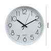 Wall Clock Illuminated / Solid Numerals Silent Retro Chic Decor 12-13inch Clocks