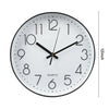 Wall Clock Illuminated / Solid Numerals Silent Retro Chic Decor 12-13inch Clocks