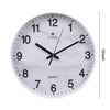 Wall Clock Illuminated / Solid Numerals Silent Retro Chic Decor 12-13inch Clocks