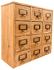 Rustic Drawers Small Chest Office Desk Trinket Box Cabinet Wooden Storage Unit