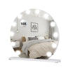 Hollywood Vanity Make Up Mirror with Lights 18-LED Tabletop Wall Metal 80x62cm