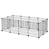 12/24/36 Panels Pet Cage Metal Playpen Dog Cat Rabbit Play Pen Wire Run Fence UK