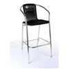 Aluminium Chrome Bistro Table Square Round Stacking Chair Cafe Outdoor Furniture