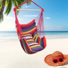 Hanging Hammock Chair Portable Garden Swing Seat Tree Travel Camping Poly Cotton
