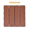 11 Pack 30x30cm Mosaic Garden Patio Interlocking Composite Decking Floor Tiles
