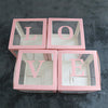 4X Baby Transparent Boxes Storage Ballons Kid Baby Shower Party Birthday Decor