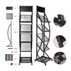 Catalogue Leaflet Book Display Rack for Exhibition Trade Show Reception Standing