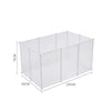 Pet Playpen Fence DIY Playpen Puppy Dog Cat Animal Cage Exercise Metal PP Indoor