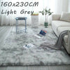 200/230CM Large Fluffy Rug Hairy Non-slip Rugs Bedroom Dining Room Floor Mat