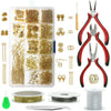 Jewellery Making Findings DIY Kit Wire Pliers Set Starter Tools Necklace Repair