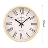 Wall Clock Illuminated / Solid Numerals Silent Retro Chic Decor 12-13inch Clocks