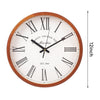 Wall Clock Illuminated / Solid Numerals Silent Retro Chic Decor 12-13inch Clocks