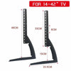 Universal Top TV Table Stand Leg Mount LED LCD Flat TV Screen 14-65" Bracket UK