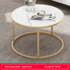 Marble Vein Round Coffee Tables Sofa Side Nested End Tables Living Room Home UK~