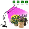2/4 Head LED Plants Grow Light for Indoor UV Veg Growing Lamp+USB 360 Degree