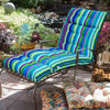 Waterproof Steamer Chair Cushion Seat Pad Garden Patio Sun Bed Lounger Recliner