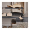 Metal Shoe Rack Stand 2 3 tier Foldable Detachable Steel Black Organiser Shelves