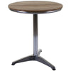 Aluminium Chrome Bistro Table Square Round Stacking Chair Cafe Outdoor Furniture