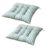 2/4PCS Seat Pad Dining Room Kitchen Garden Chair Cushions Tie On Flower Check UK