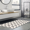 120cm Vinyl Floor Mat Rug Tile Mosaic Pattern Non Slip Easy Clean Home Decor