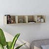 CD Wall Shelf 100cm Engineered Wood Living Room Cabinet Multi Colours vidaXL